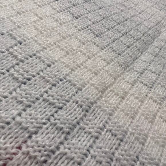 Adele Knitwear VINTAGE Sweater Large XL Boatneck Retro Fall Argyle Cottage Boho - Picture 7 of 12